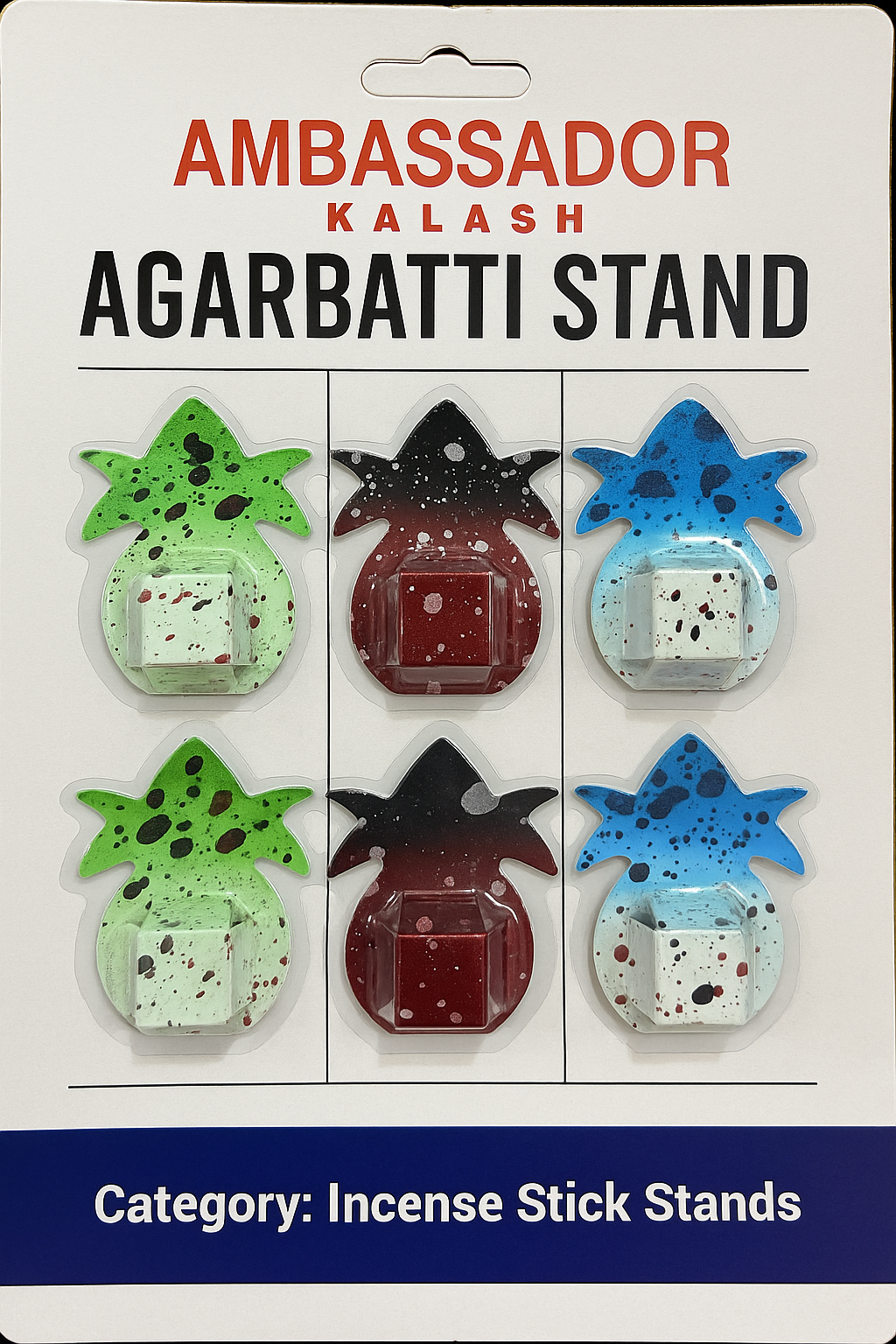 Ambassador Kalash Agarbatti Stand (Set of 6)