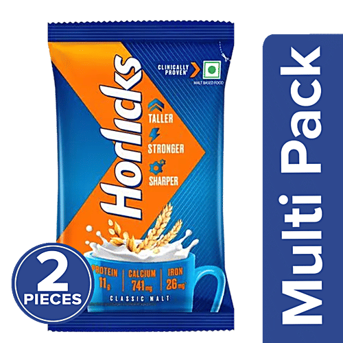 Horlicks Classic Malt 20g + 20g = 40g Pack