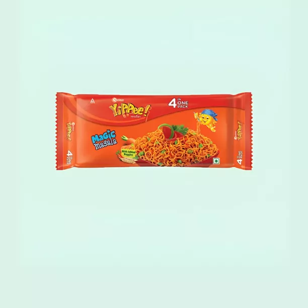 Sunfeast YiPPee! Magic Masala Instant Noodles With Added| Veggies4 in 1 Pack|, 280 g