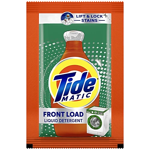 Tide Matic Liquid Detergent 43ml + 7m lfree Front Load Washing Machine