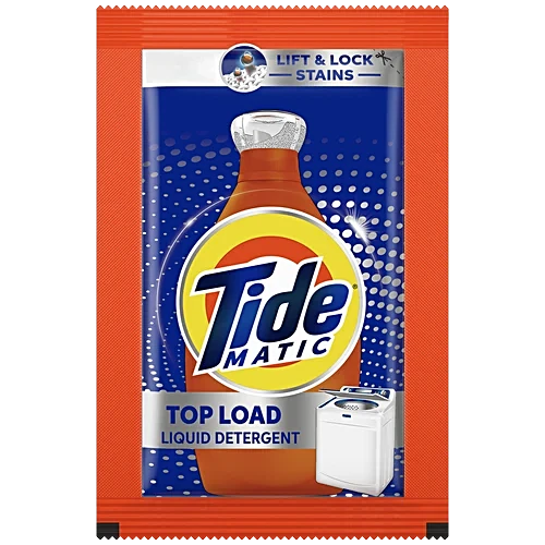 Tide Matic Liquid Detergent 43ml + 7m lfree Top Load Washing Machine