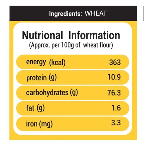 Naga Wheat Flour (Poori Atta) 500g - extra image