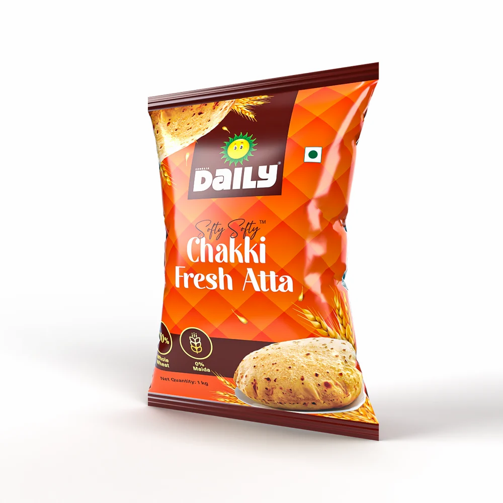 Sunraja Daily Chakki Fresh Atta 1kg - extra image