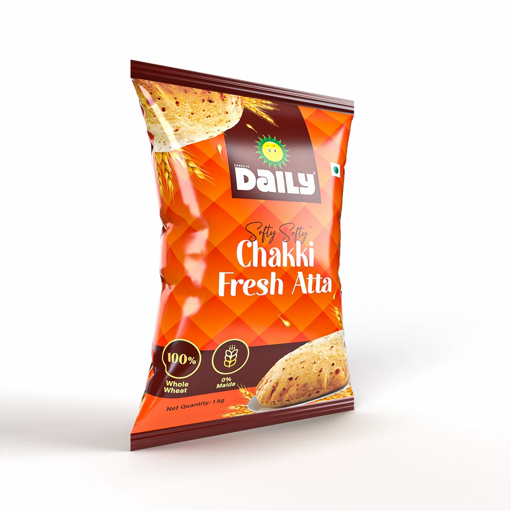 Sunraja Daily Chakki Fresh Atta 1kg - extra image