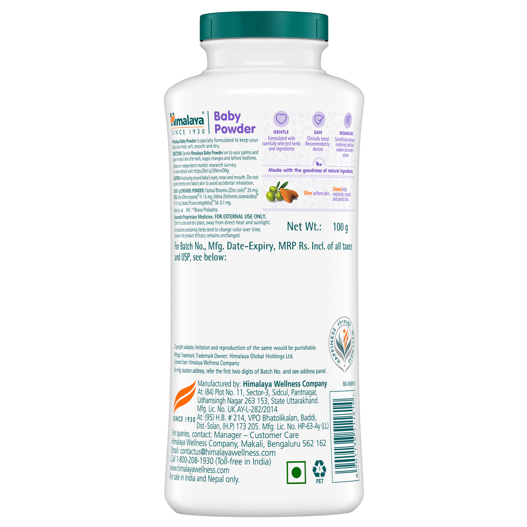 Himalaya Olive-Almond Baby Powder 100g - extra image