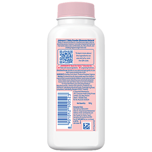 Johnson's Baby Powder Blossoms 100g - extra image
