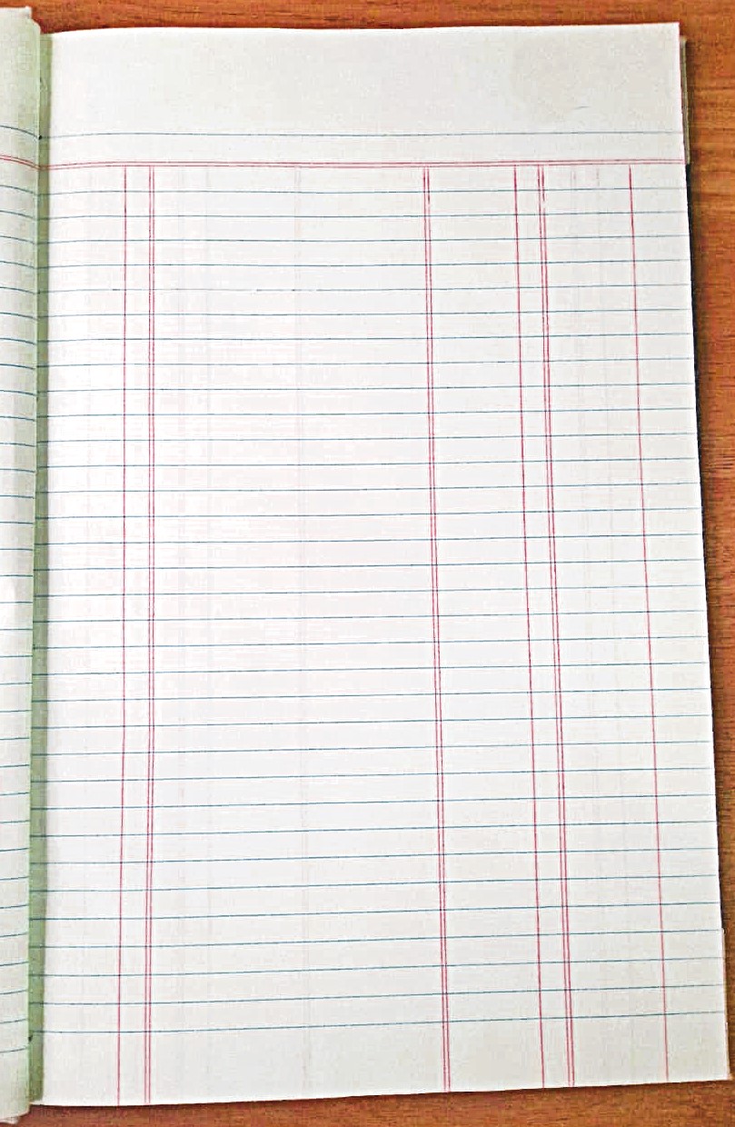 Ledger Note  Long Size 2 Quire - extra image