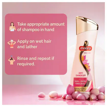 Meera Small Onion Fenugreek Shampoo 180ml - extra image