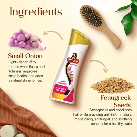 Meera Small Onion Fenugreek Shampoo 5.5 ml - extra image