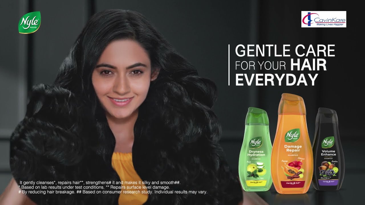 Nyle Naturals Damage Repair Shampoo, With Papaya, Hibiscus And Shikakai,gental & Soft, 180 - extra image