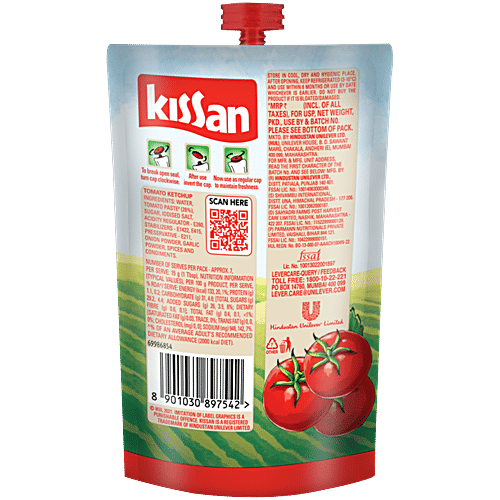 Kissan Fresh Tomato Ketchup 90g Pack - extra image