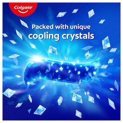 Colgate MaxFresh Breath Freshner Cavity Protection Toothpaste, 150 X 2 =300g, Peppermint Ice, Blue Gel Paste with Menthol, Cooling crystals for fresh breath - extra image