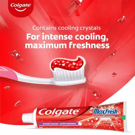 Colgate Toothpaste Maxfresh Spicy Fresh- 91gm (Red Gel) - extra image